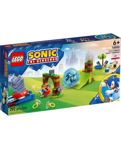 Конструктор LEGO Sonic - Предизвикателство на Соник, Скоростна сфера (76990) - 1